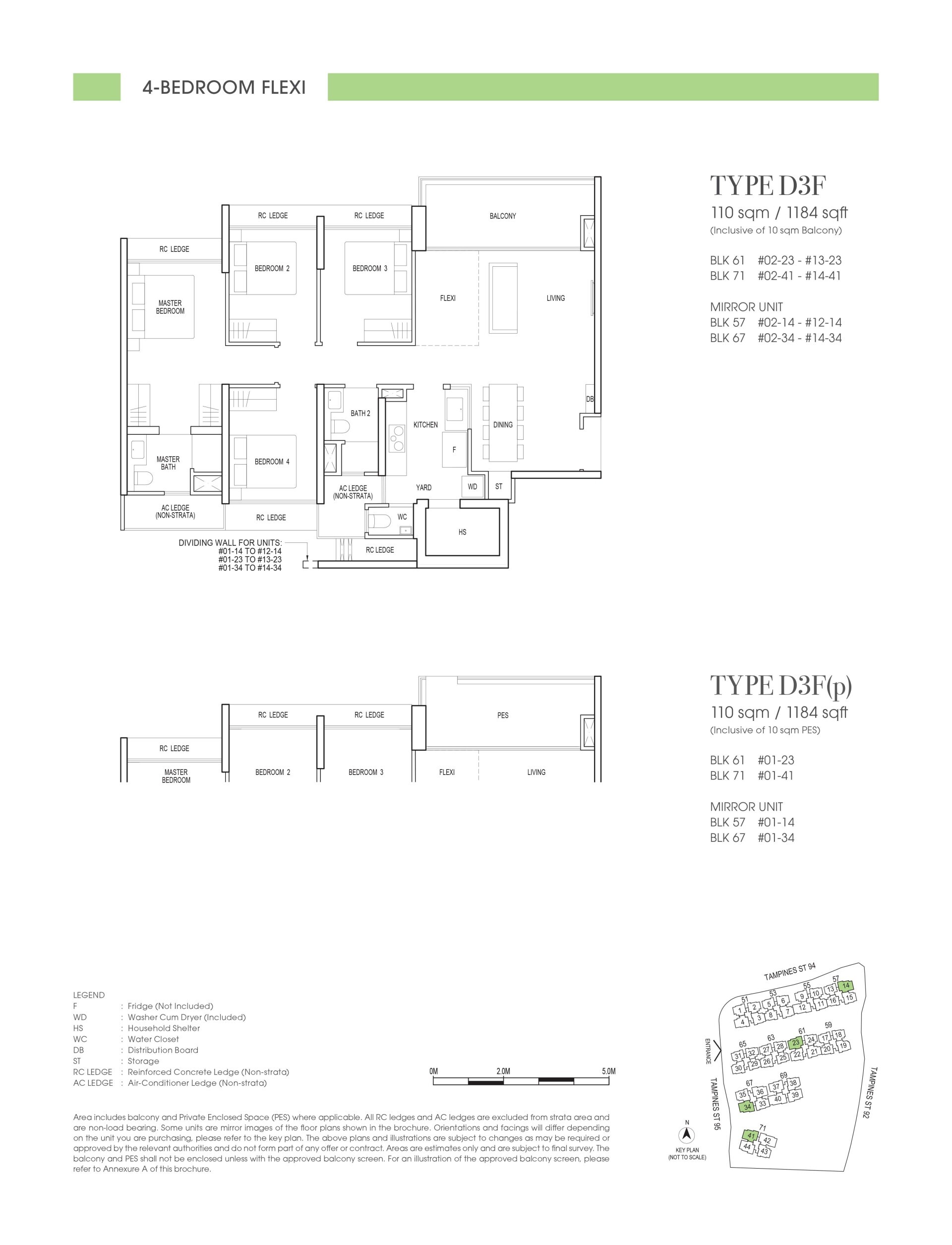 Rivelle Tampines floorplan